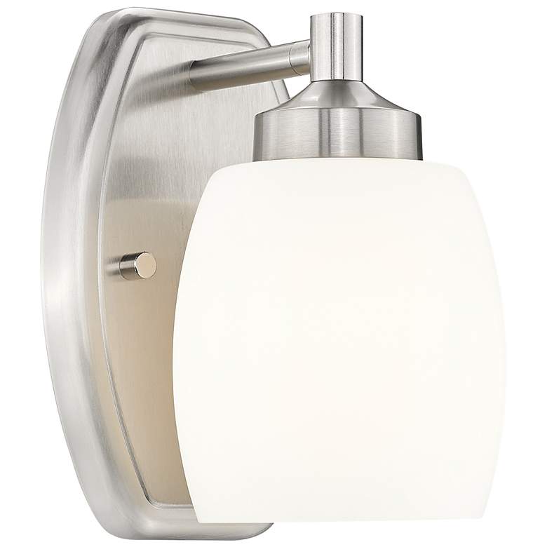 Image 1 Kendrick by Z-Lite Brushed Nickel 4.75 inch 1 Light Wall Sconce