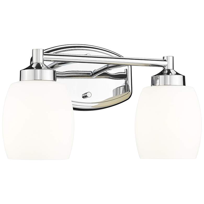 Image 1 Kendrick by Z-Lite Chrome 14.5 inch 2 Light Vanity