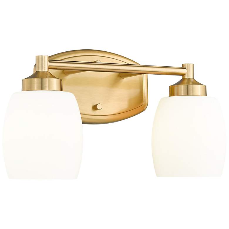 Image 1 Kendrick by Z-Lite Luxe Gold 14.5 inch 2 Light Vanity