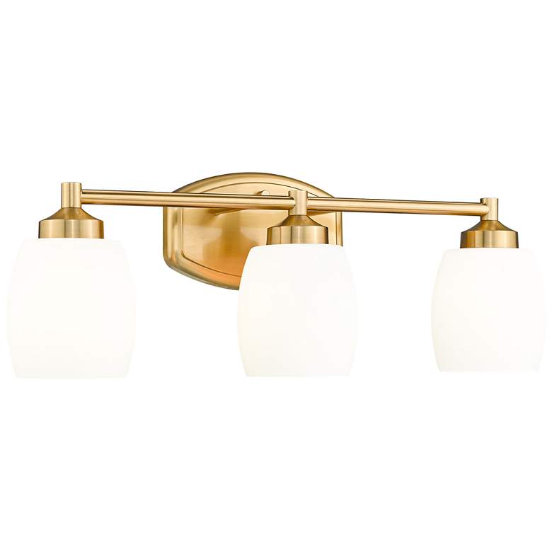 Image 1 Kendrick by Z-Lite Luxe Gold 23 inch 3 Light Vanity