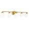 Kendrick by Z-Lite Luxe Gold 39.25 inch 5 Light Vanity