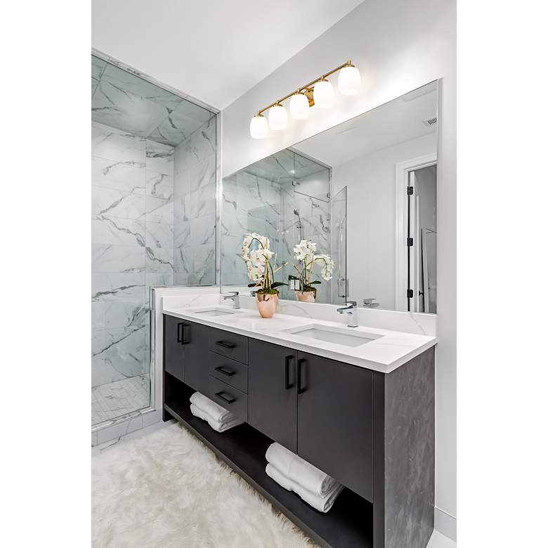 Image 2 Kendrick by Z-Lite Luxe Gold 39.25 inch 5 Light Vanity more views