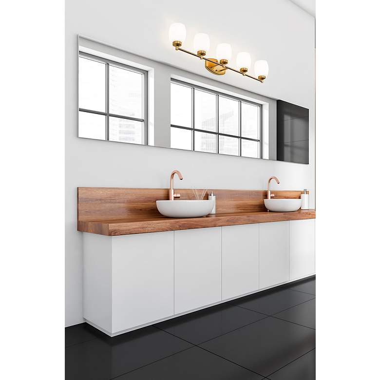 Image 3 Kendrick by Z-Lite Luxe Gold 39.25 inch 5 Light Vanity more views