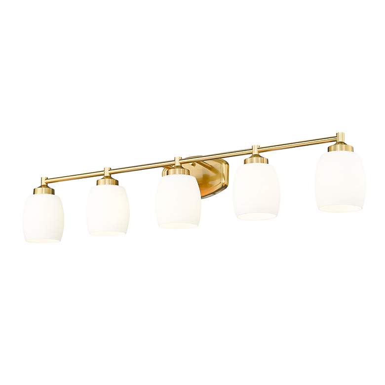 Image 4 Kendrick by Z-Lite Luxe Gold 39.25 inch 5 Light Vanity more views