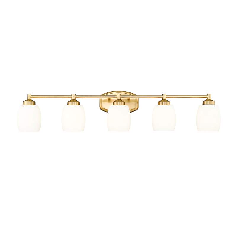 Image 5 Kendrick by Z-Lite Luxe Gold 39.25 inch 5 Light Vanity more views