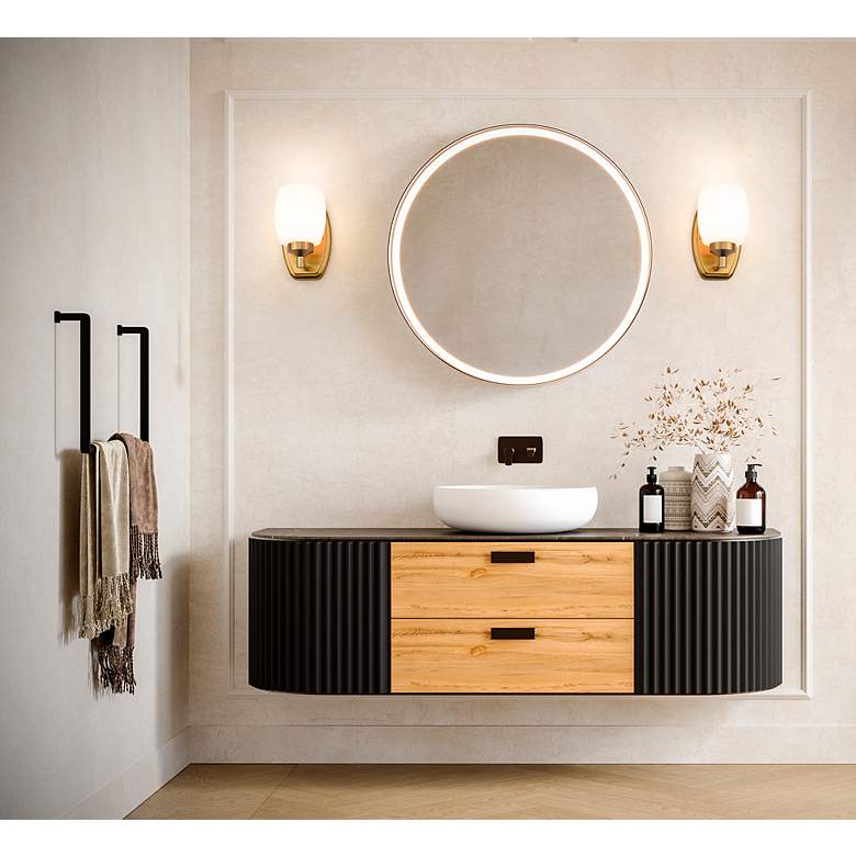 Image 3 Kendrick by Z-Lite Luxe Gold 4.75 inch 1 Light Wall Sconce more views