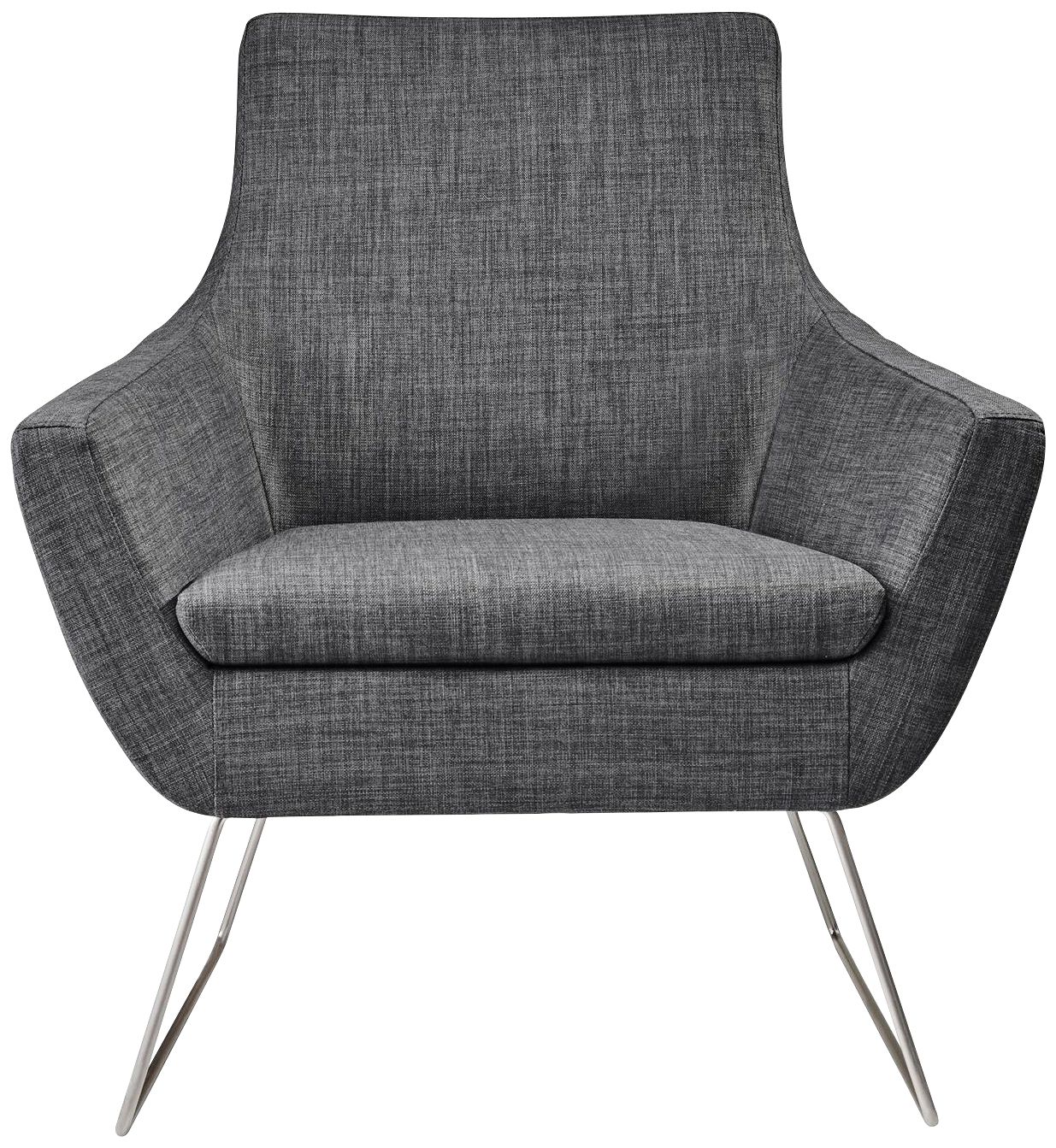 armchair charcoal grey