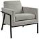 Kendrick Soft Gray Fabric Accent Chair