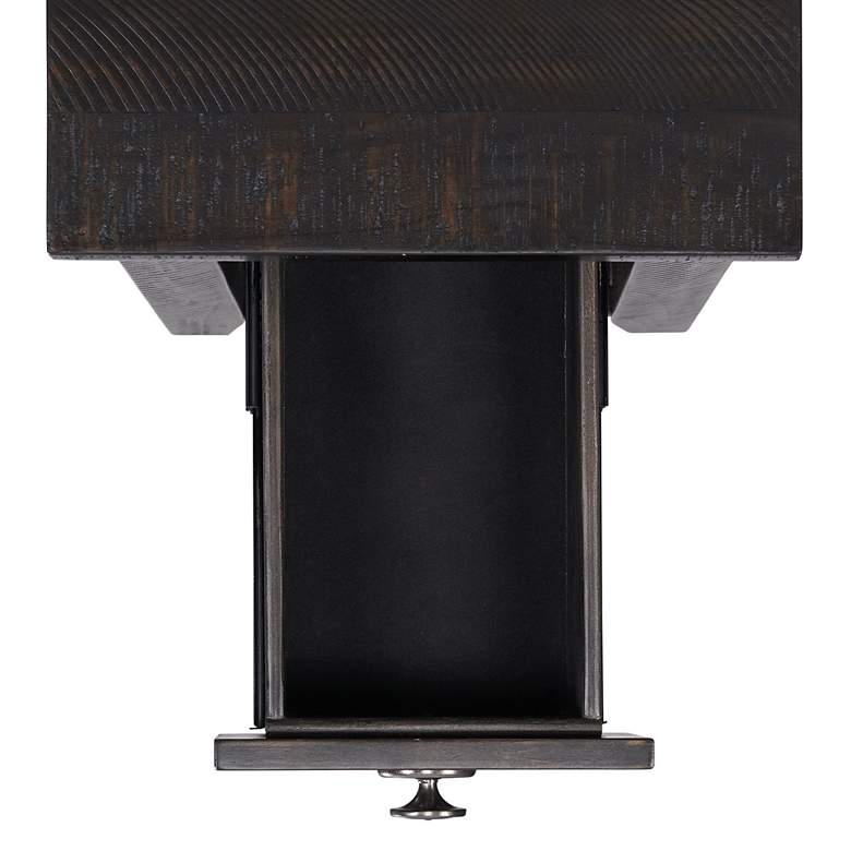 Image 3 Kendyl 16" Wide Espresso Chairside End Table with Power more views