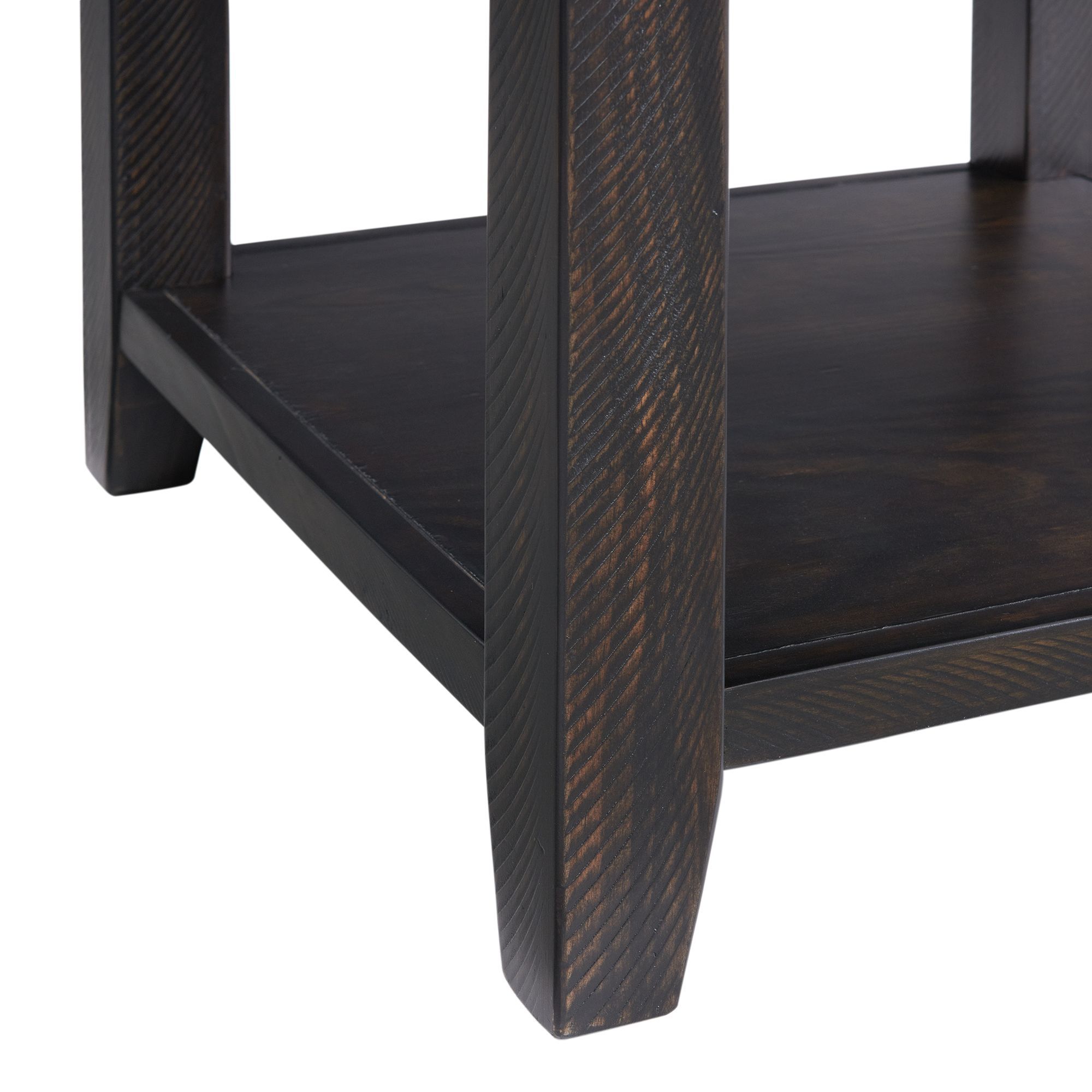 Thumbnail4 of Kendyl 16" Wide Espresso Chairside End Table with Power more views