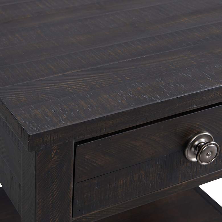 Image 5 Kendyl 16" Wide Espresso Chairside End Table with Power more views