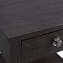 5_Kendyl 16" Wide Espresso Chairside End Table with Power more views