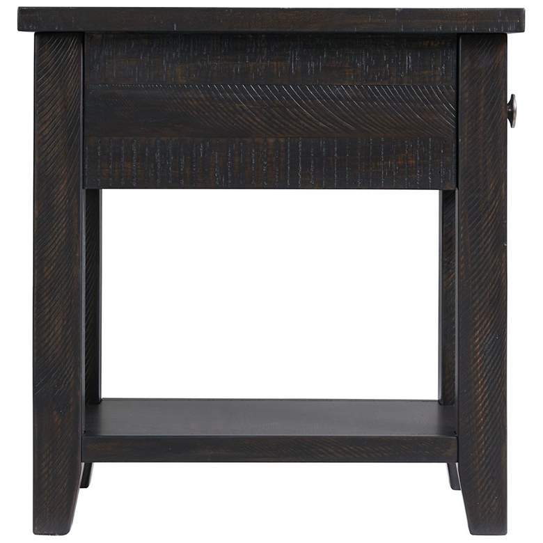 Image 6 Kendyl 16" Wide Espresso Chairside End Table with Power more views