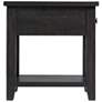 6_Kendyl 16" Wide Espresso Chairside End Table with Power more views