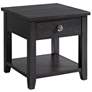 1_Kendyl 24" Wide Espresso 1-Drawer Square End Table