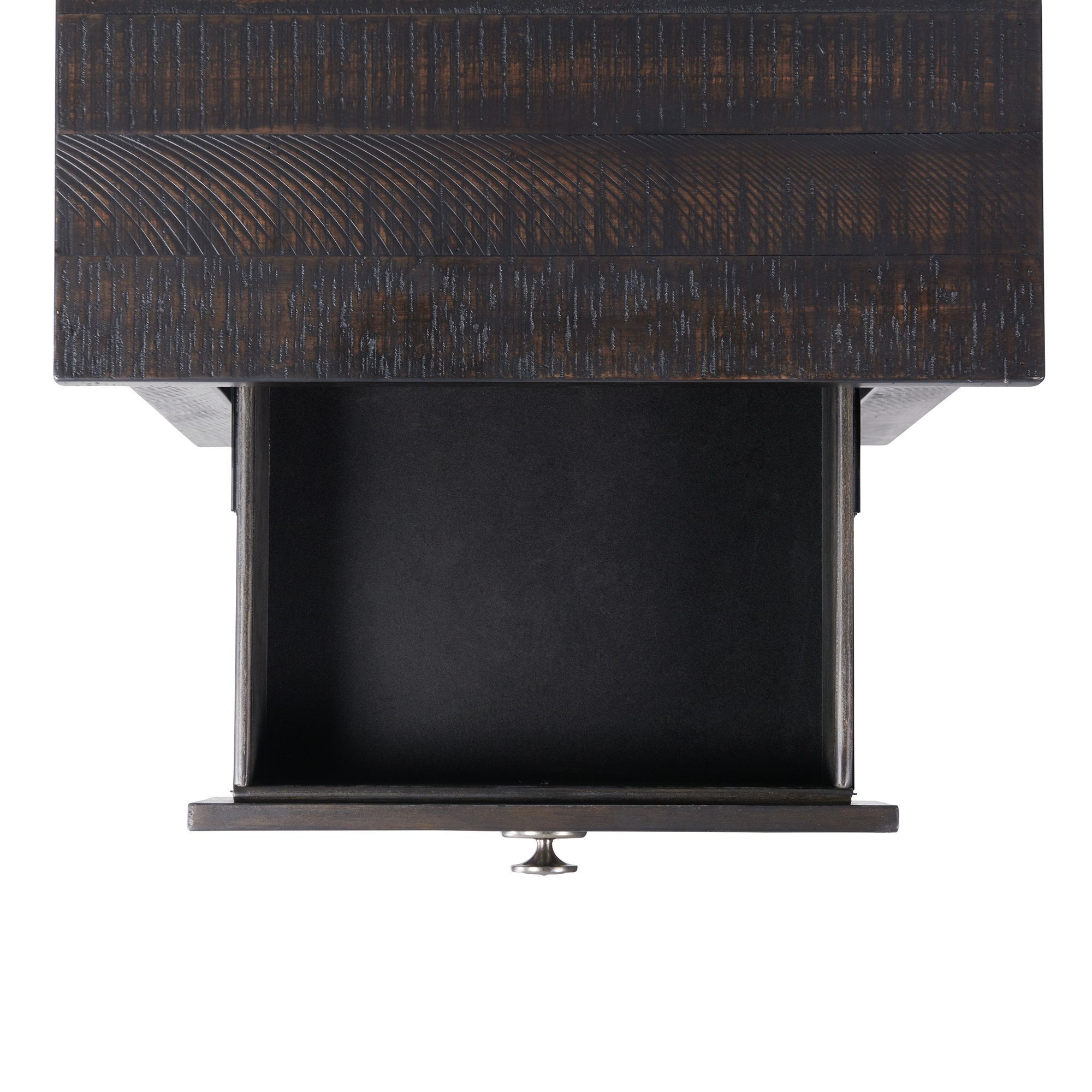 Image 3 Kendyl 24" Wide Espresso 1-Drawer Square End Table more views