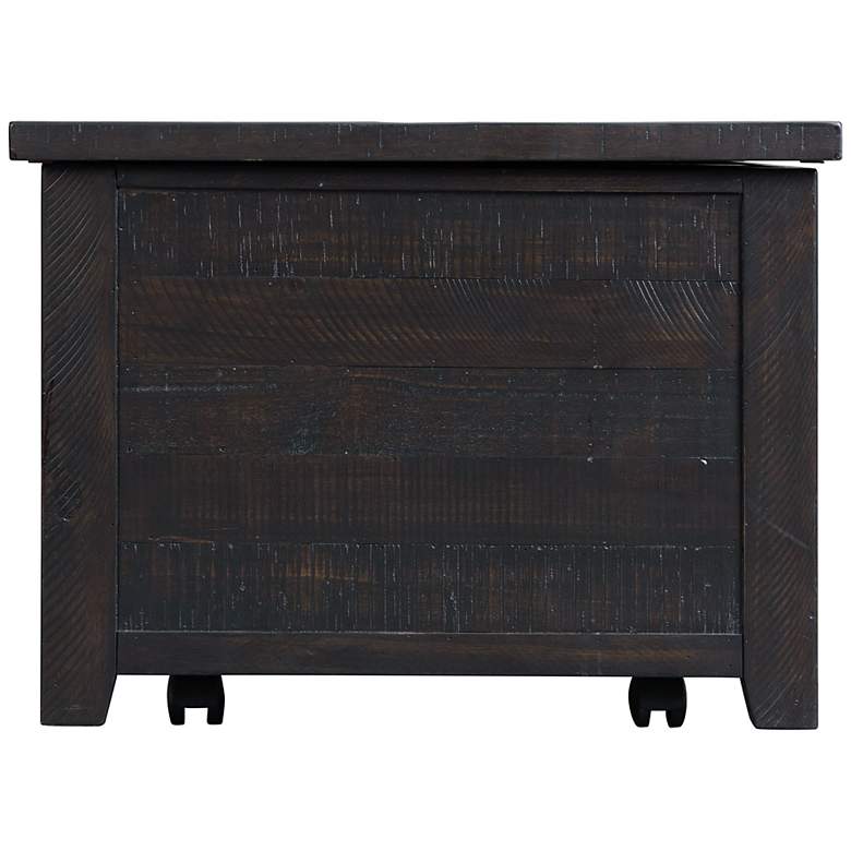 Image 3 Kendyl 48" Wide Espresso Wood 2-Drawer Lift-Top Coffee Table more views