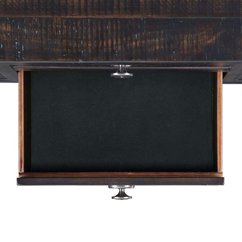 Image 4 Kendyl 48" Wide Espresso Wood 2-Drawer Lift-Top Coffee Table more views