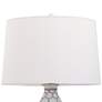 Kenilworth Brown and White Honeycomb Double Gourd Table Lamp