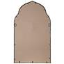 Kenitra 40" x 24" Moroccan Arch Top Gold Wall Mirror in scene