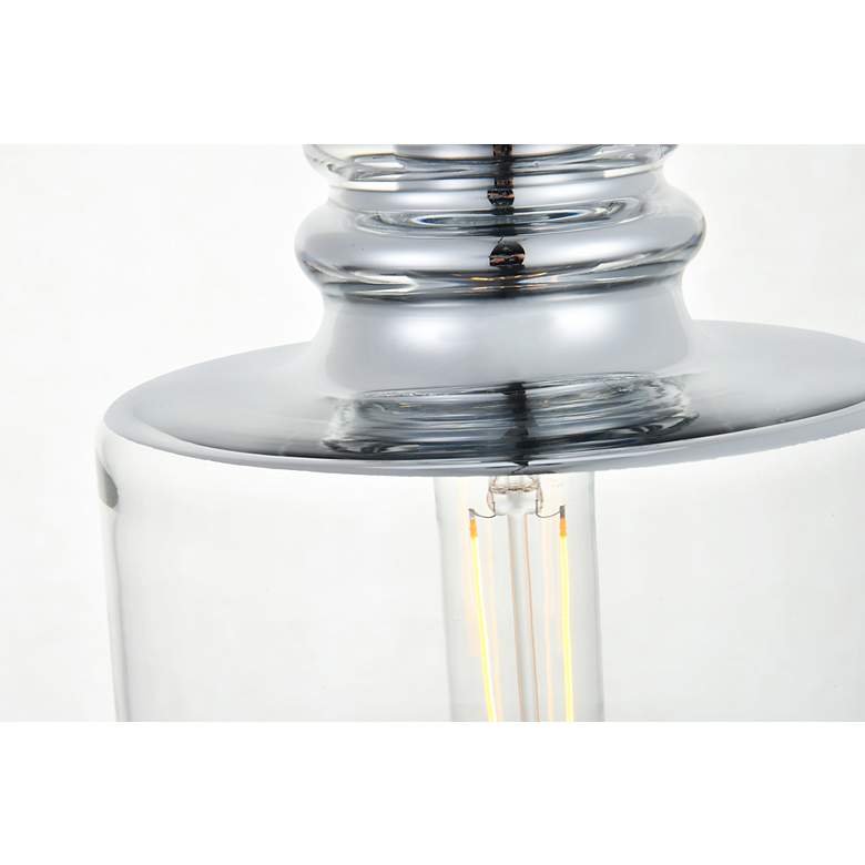 Image 6 Kenna 1 Lt Chrome Pendant With Clear Glass more views