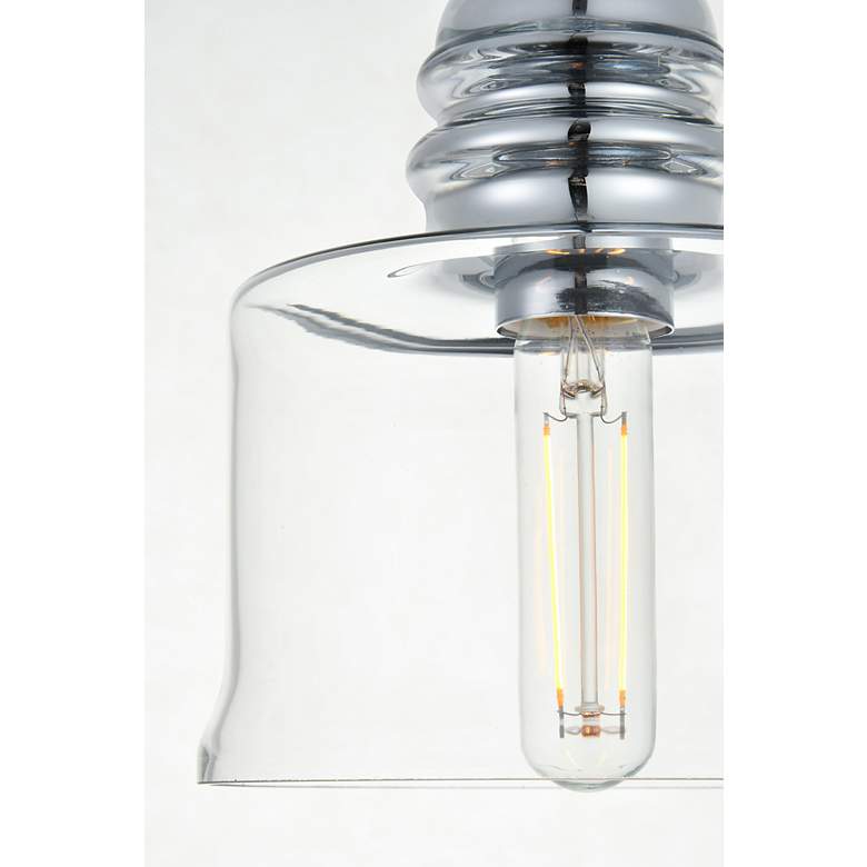Image 7 Kenna 1 Lt Chrome Pendant With Clear Glass more views