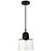 Kenna 6 3/4" Wide Black Bell Mini Pendant
