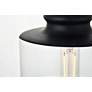 7_Kenna 6 3/4" Wide Black Bell Mini Pendant more views