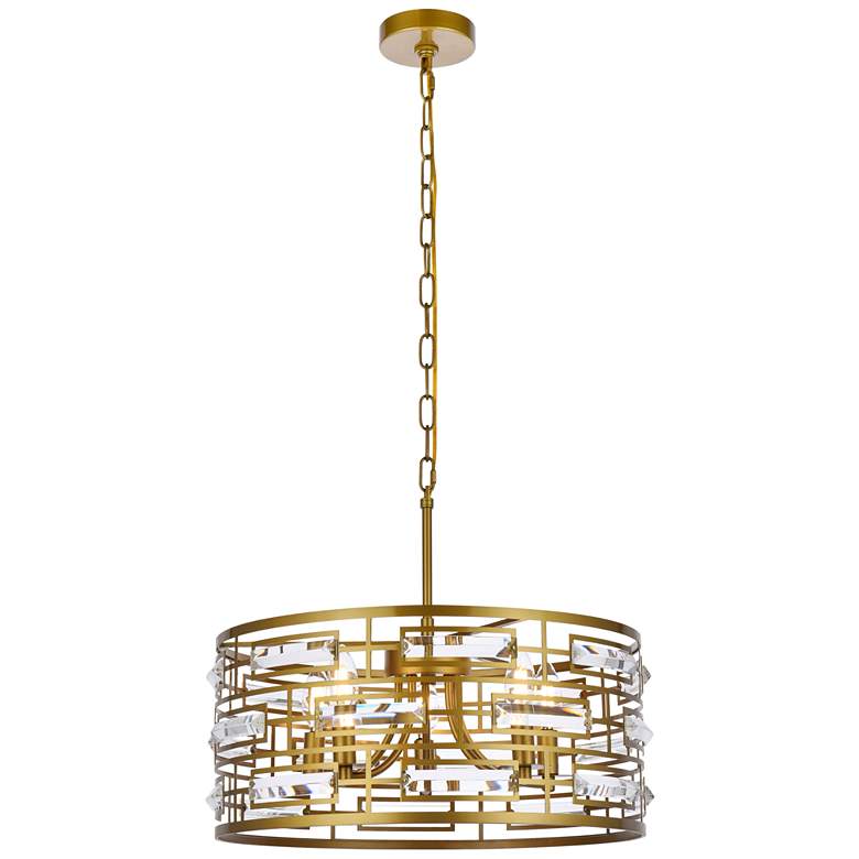 Image 2 Kennedy 18.5" Pendant In Brass