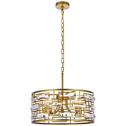 Kennedy 18.5" Pendant In Brass