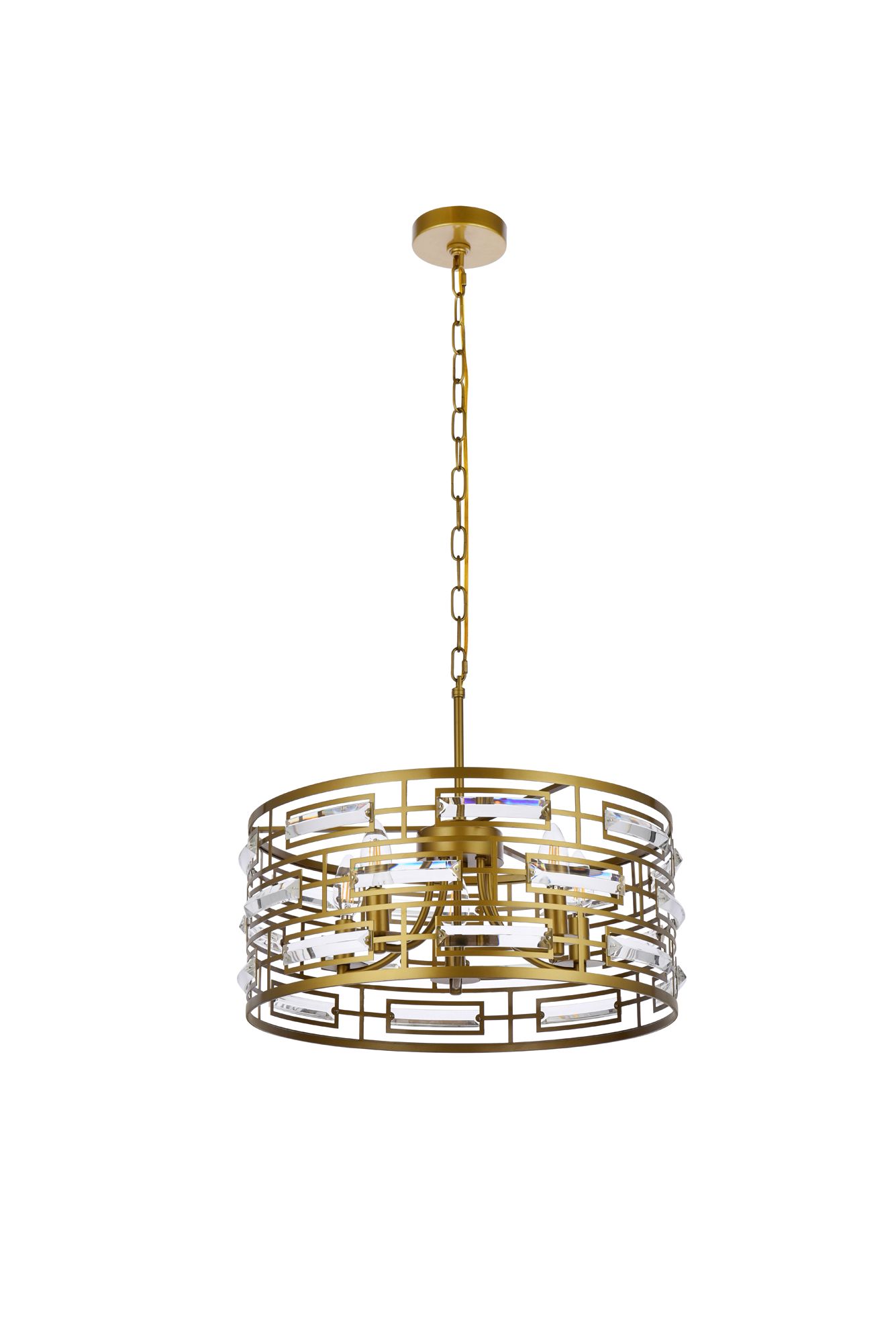 Kennedy 18.5" Pendant In Brass