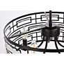 Kennedy 18 1/2" Wide Black 5-Light Drum Pendant in scene