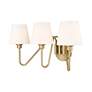 Thumbnail4 of Kennedy 23 1/2" Wide Vanity Light in Brushed Champagne Bronze with Opa more views