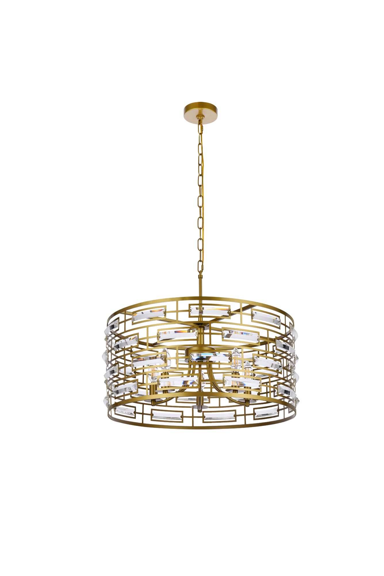 Kennedy 24" Pendant In Brass