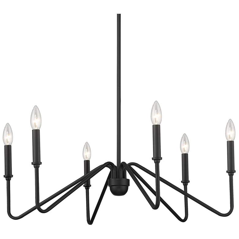 Image 1 Kennedy 29 3/4" Wide Chandelier in Natural Black