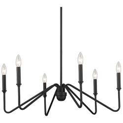 Kennedy 29 3/4" Wide Chandelier in Natural Black