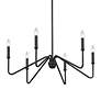 4_Kennedy 29 3/4" Wide Chandelier in Natural Black more views
