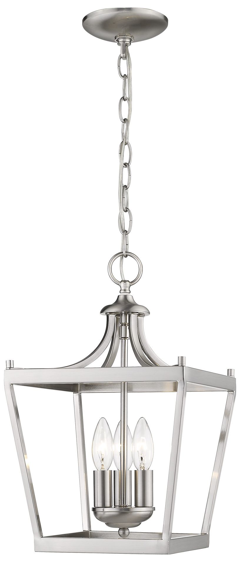 Image 2 Kennedy 3-Light Satin Nickel Pendant more views