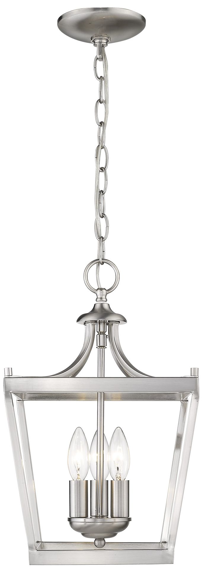 Image 4 Kennedy 3-Light Satin Nickel Pendant more views