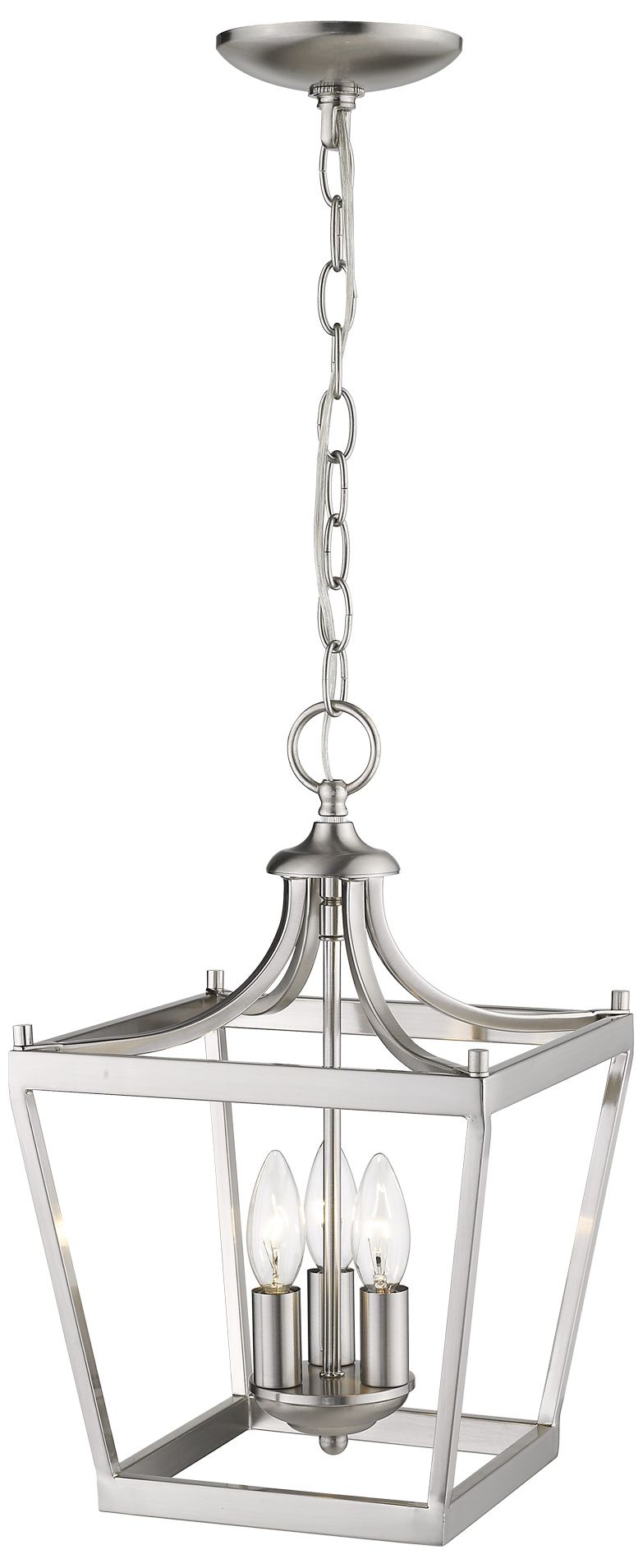 Image 5 Kennedy 3-Light Satin Nickel Pendant more views