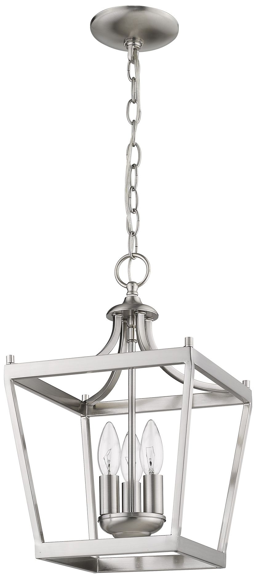 Image 6 Kennedy 3-Light Satin Nickel Pendant more views
