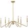 Kennedy 36 3/4" Wide Linear Pendant in Brushed Champagne Bronze