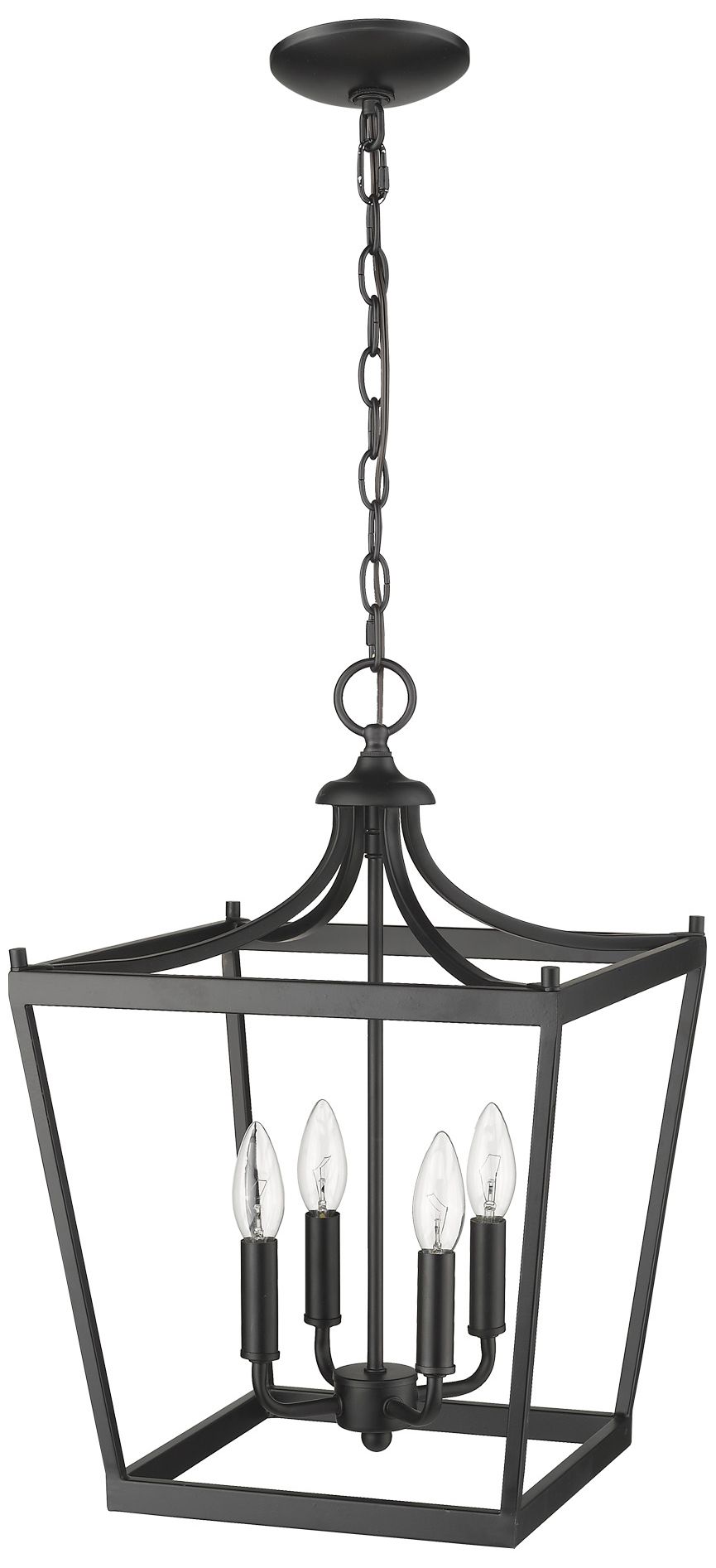 Kennedy 4-Light Matte Black Pendant