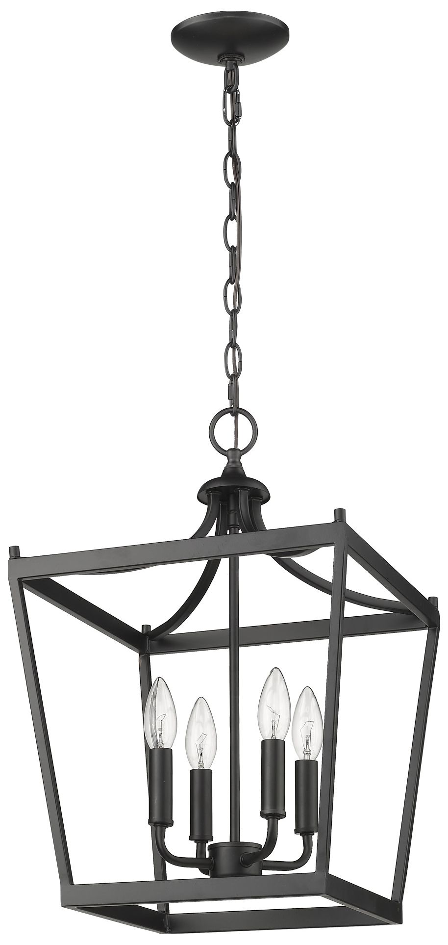 Kennedy 4-Light Matte Black Pendant