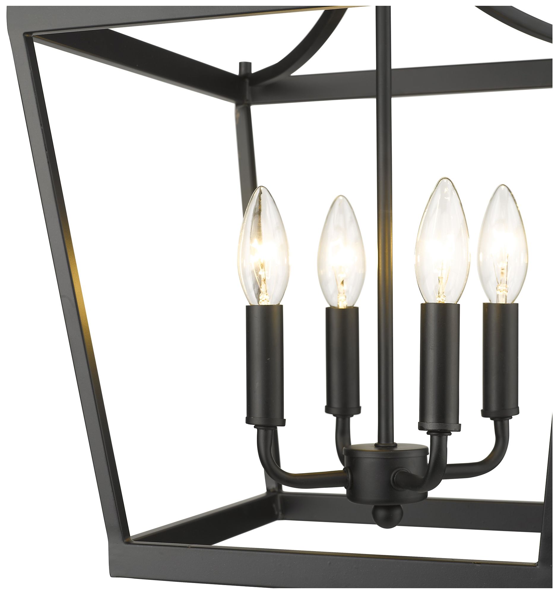 Kennedy 4-Light Matte Black Pendant