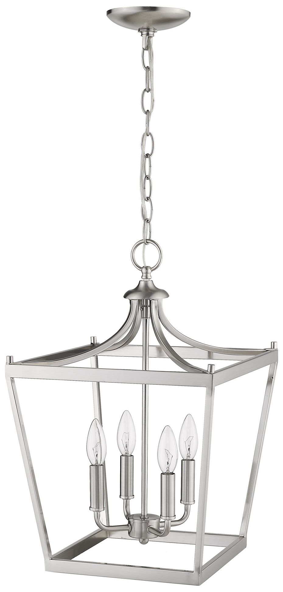 Kennedy 4-Light Satin Nickel Pendant