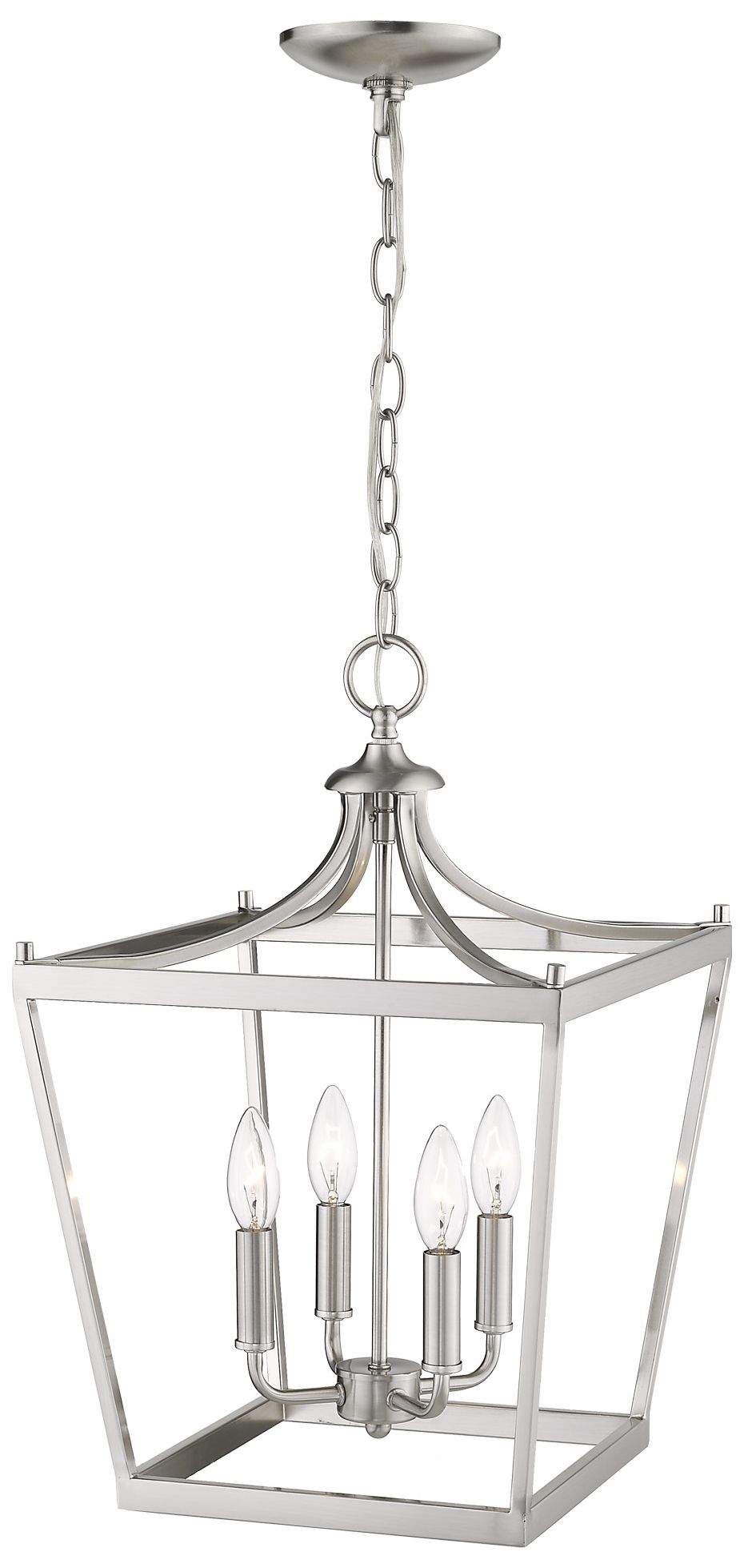 Kennedy 4-Light Satin Nickel Pendant