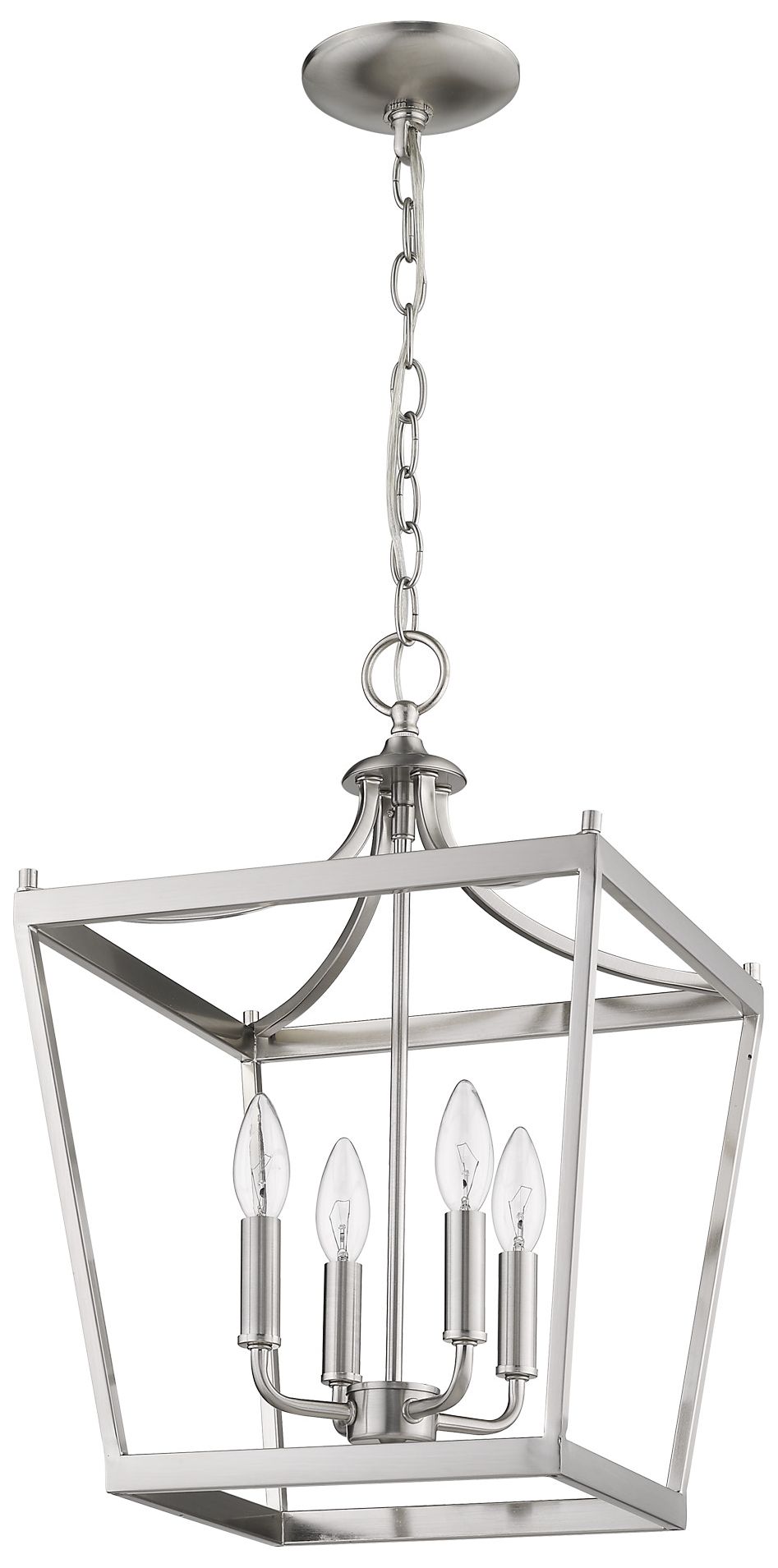 Kennedy 4-Light Satin Nickel Pendant