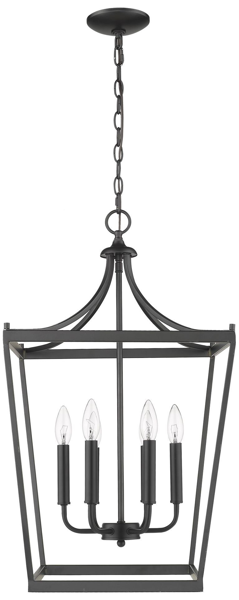 Thumbnail3 of Kennedy 6-Light Matte Black Pendant more views