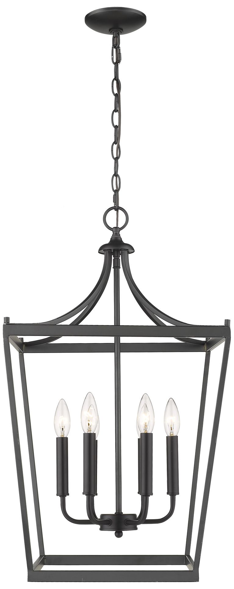 Thumbnail4 of Kennedy 6-Light Matte Black Pendant more views